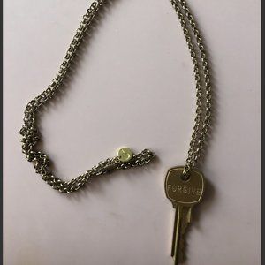 The Giving Keys Forgive Long Necklace